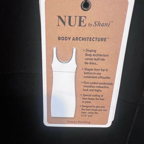 NWT Nue‎ By Shani women's black long sleeve cold shoulder dress size 10 - Picture 8 of 9